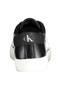 Čierne pánske kožené tenisky Calvin Klein