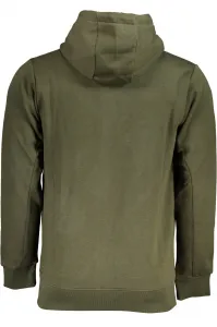US GRAND POLO MEN'S GREEN ZIP SWEATSHIRT