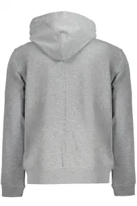 Calvin Klein PW - FULL ZIP HOODIE Pánska mikina, sivá, veľkosť