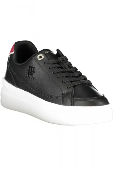 Čierne dámske športové tenisky Tommy Hilfiger
