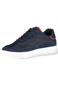 Tmavé modré pánske kožené tenisky Tommy Hilfiger