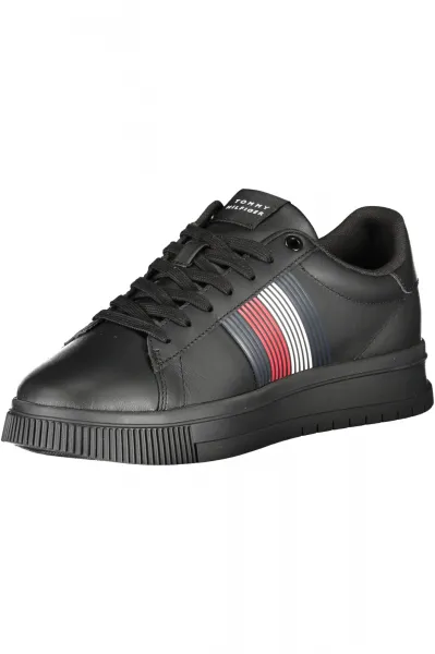 Čierne pánske športové tenisky Tommy Hilfiger