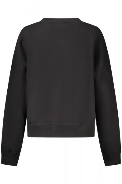 GUESS JEANS SWEATSHIRT WITHOUT ZIP WOMEN BLACK