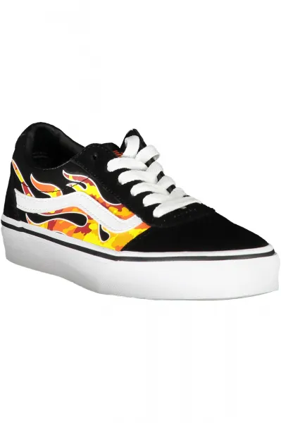 Čierne tenisky VANS s plameňmi