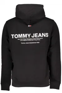 Tommy Jeans Hooded Collar Black Men's Sweatshirt DM0DM17781BDS