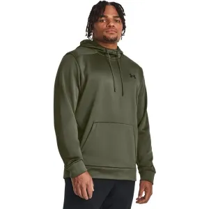 Under Armour ARMOUR FLEECE HOODIE Pánska mikina, khaki, veľkosť