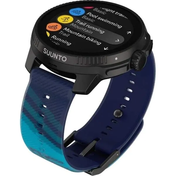 Suunto RACE Multišportové hodinky, modrá, veľkosť