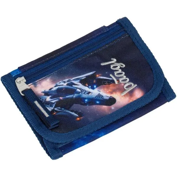 BAAGL VESMÍRNA LOĎ Peňaženka na krk, tmavo modrá, veľkosť