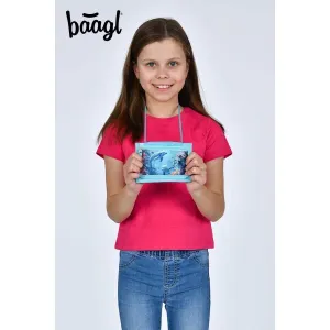 BAAGL DELFÍN Peňaženka na krk, svetlomodrá, veľkosť