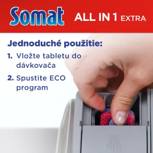 SOMAT All in 1 Extra Tablety do umývačky 100 kusov