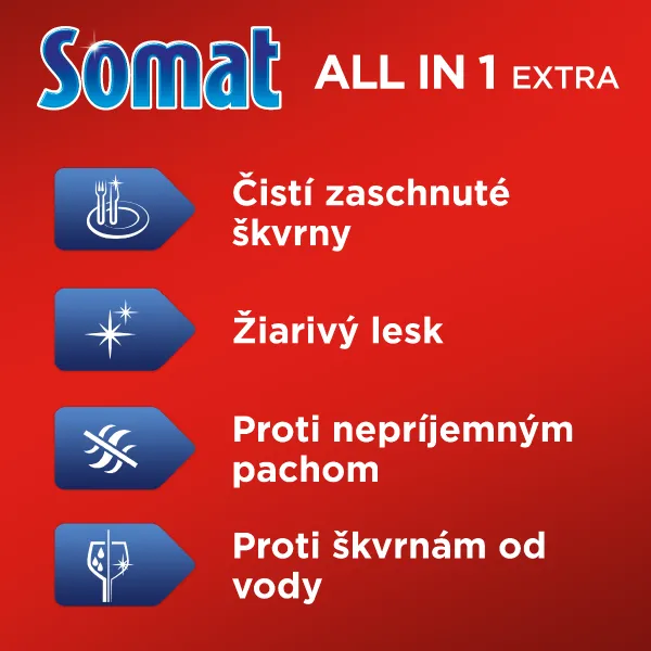 SOMAT All in 1 Extra Tablety do umývačky 100 kusov