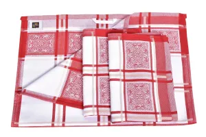 Luxusné kuchynské utierky, SOLE RED egyptská bavlna set 3 ks