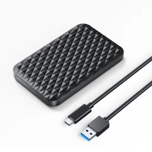 Orico 2520C3-V1 externý box pre HDD/SSD 2.5'' USB-C, čierny