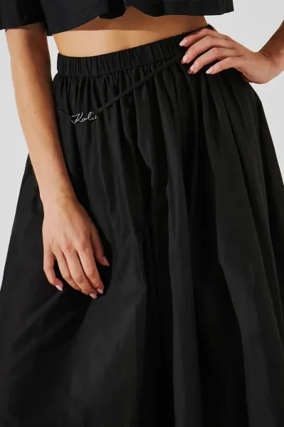 Plážové Oblečenie Karl Lagerfeld Karl Dna Long Skirt Black