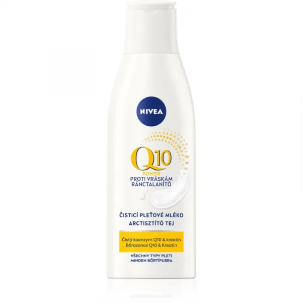 NIVEA Q10 Power čistiace pleťové mlieko proti vráskam 200 ml