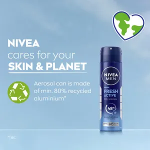 NIVEA MEN Fresh Active dezodorant v spreji pre mužov 200 ml