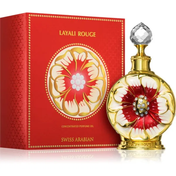 Swiss Arabian Layali Rouge parfémovaný olej pre ženy 15 ml