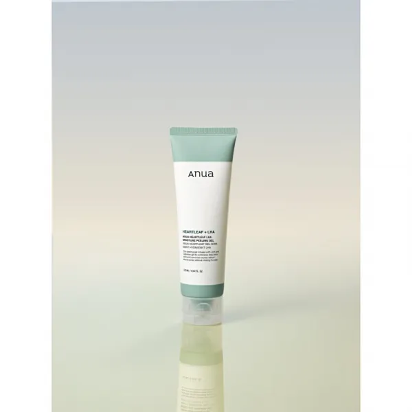 Anua Heartleaf LHA Moisture Peeling Gel jemný gélový peeling pre citlivú pleť so sklonom k akné 120 ml