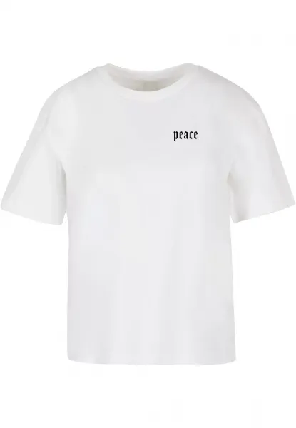 Women's T-shirt Peace Hand white