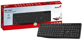 Genius KB-7200 COPILOT, klávesnice CZ/SK, 2.4 [Ghz], bezdrátová, černá