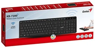Genius KB-7200 COPILOT, klávesnice CZ/SK, 2.4 [Ghz], bezdrátová, černá