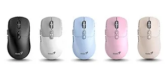 Myš bezdrátová, Genius NX-8080S BT, růžová, optická, 1600DPI