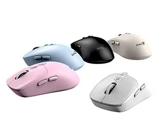 Myš bezdrátová, Genius NX-8080S BT, růžová, optická, 1600DPI