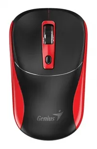 Myš bezdrátová, Genius NX-7123, černo-červená, optická, 1200DPI