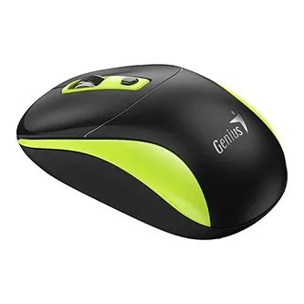 Myš bezdrátová, Genius NX-7123, černo-zelená, optická, 1200DPI