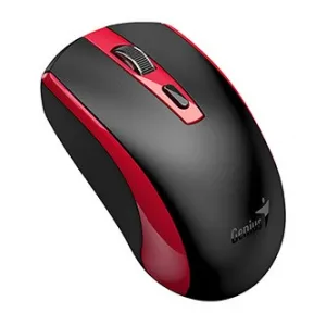 Myš bezdrátová, Genius ECO-8150, černo-červená, optická, 1200DPI