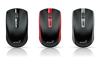 Myš bezdrátová, Genius ECO-8150, černá, optická, 1200DPI