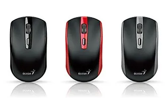Myš bezdrátová, Genius ECO-8150, černo-šedá, optická, 1200DPI