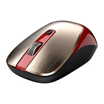 Myš bezdrátová, Genius NX-7125, červeno-zlatá, optická, 1200DPI