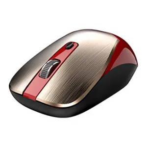 Myš bezdrátová, Genius NX-7125, červeno-zlatá, optická, 1200DPI