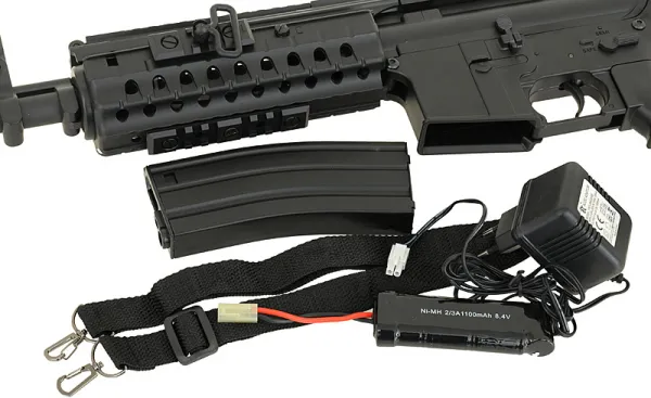 Airsoftový elektrický samopal CYMA CM.508 M4, kal. 6mm BB - čierny