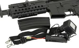 Airsoftový elektrický samopal CYMA CM.508 M4, kal. 6mm BB - čierny