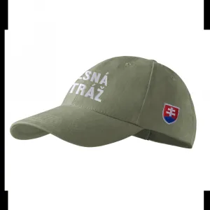 Šiltovka baseball LESNÁ STRÁŽ so SVK znakom - olivová