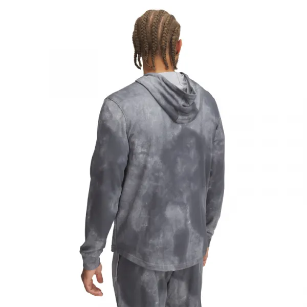 Pánska mikina s kapucňou UNDER ARMOUR UA Rival Terry AOP Hood Q1-GRY