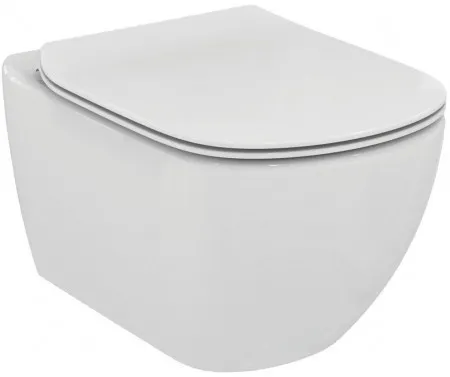 CERSANIT predstenový inštalačný systém s čiernym tlačidlom K97-0637 + WC Ideal Standard Tesi so sedadlom SoftClose, AquaBlade K97-526 0637 TE1