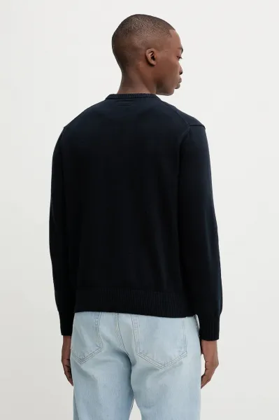 Tmavomodrý sveter Guess Jeans