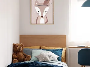 Plagát na stěnu do dětského pokoje LIŠKA Zvoľte rozmer: 20 x 30 cm