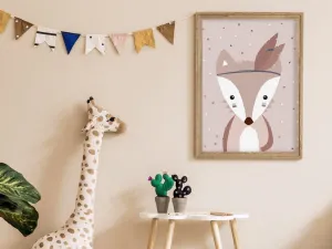Plagát na stěnu do dětského pokoje LIŠKA Zvoľte rozmer: 20 x 30 cm