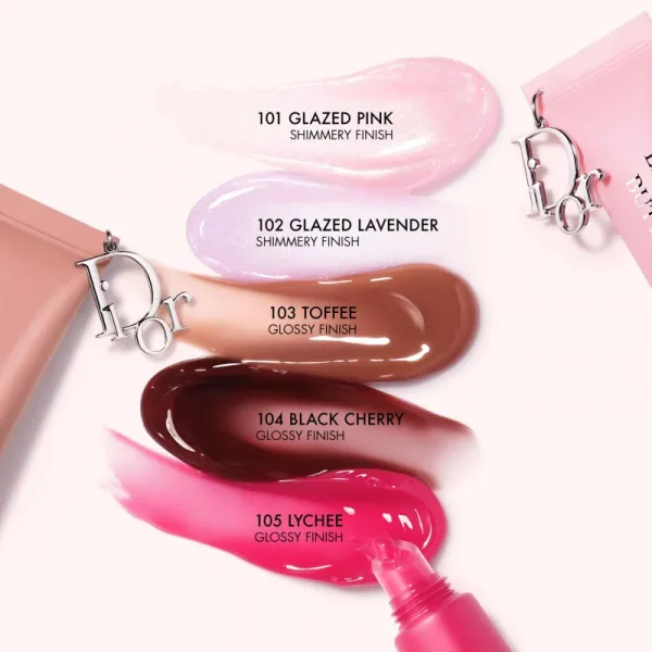 DIOR Dior Addict Lip Glow Butter ošetrujúci lesk na pery s ceramidy a peptidy odtieň 104 Black Cherry 10 ml