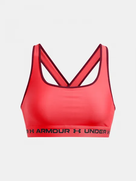 Under Armour Crossback Mid Bra-RED - Women's Bra