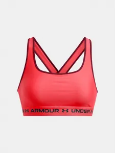 Under Armour Crossback Mid Bra-RED - Women's Bra