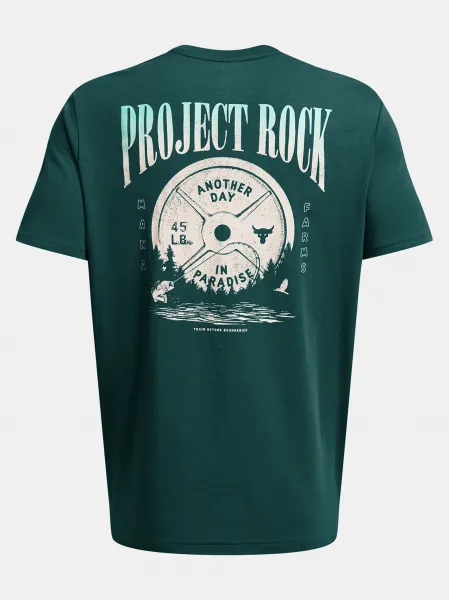 Petrolejové tričko Under Armour UA Pjt Rck Day Grphc SS