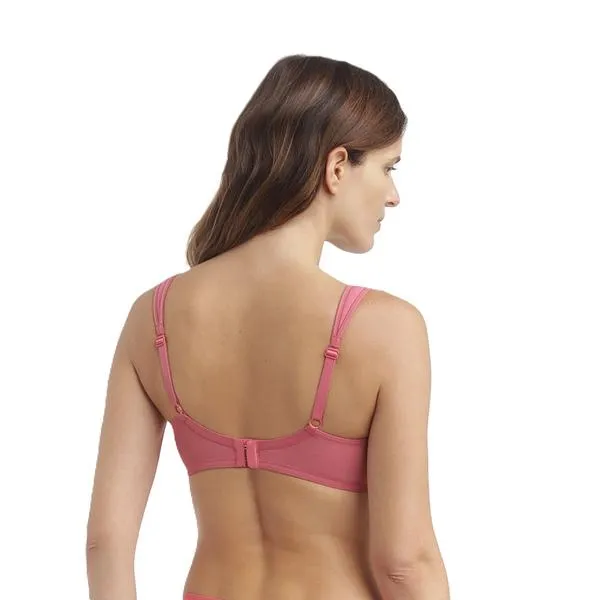 DIM GENEROUS MINIMIZER BRA - Dámska zmenšujúca podprsenka s kosticami - ružová