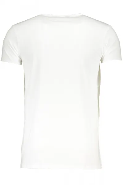 CAVALLI CLASS MEN'S SHORT SLEEVED T-SHIRT WHITE