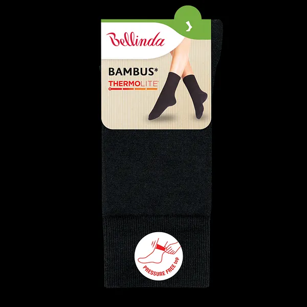 Bellinda 
BAMBUS THERMOLITE SOCKS - Dámske ponožky thermolite - čierna