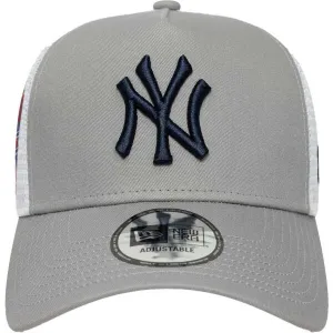 New Era NEW YORK YANKEES MLB SIDE PATCH 9FORTY TRUCKER Šiltovka, sivá, veľkosť UNI